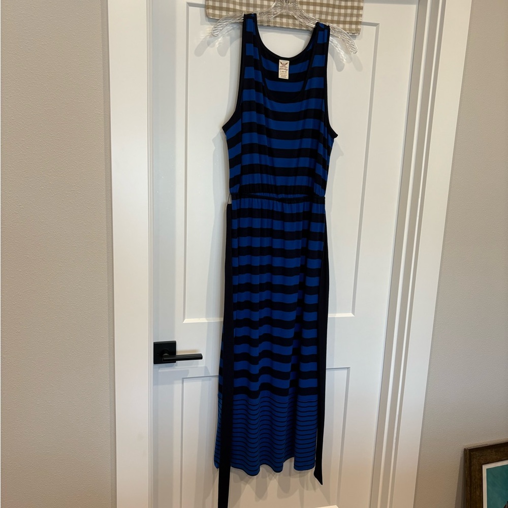 Faded Glory Blue and Black sleeveless Dress